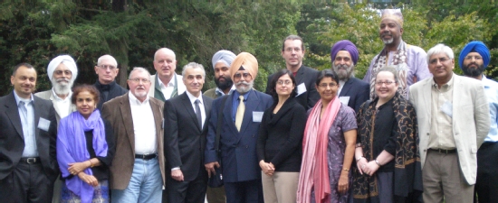 Banner image of various speakers from the Sikh and Punjabi Studies inaugural conference.